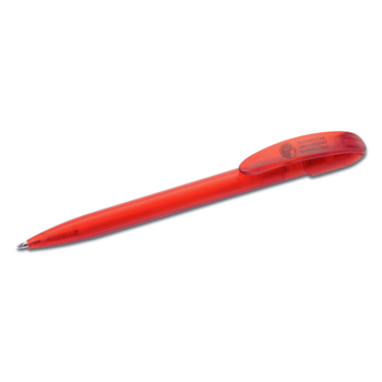 Red plastic ballpoint pen TU Darmstadt